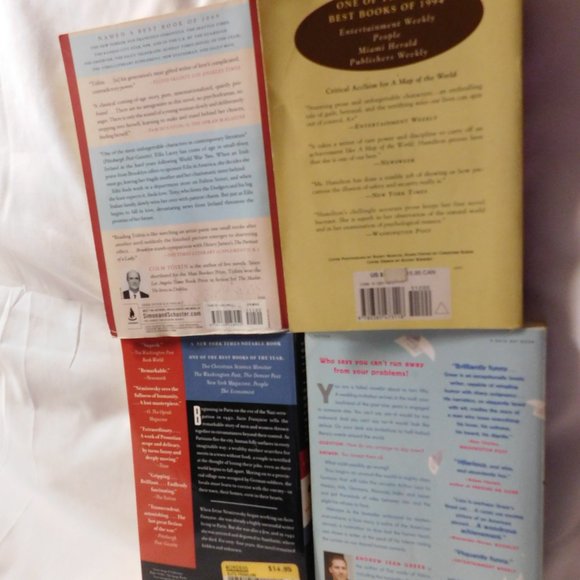 Four Paperback Books: Suite Francaise - Brooklyn -  Map of the World - Less - Picture 3 of 4